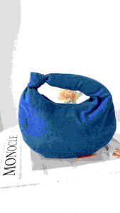 KYOMU"tas tangan/handle wanita jolie denim jeans(free box)