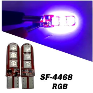 Lampu Sein Jelly RGB 7 Warna & Harga Lampu Sein T10 PNP Motor Mobil