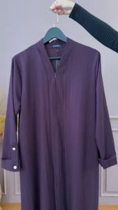 Gamis Abaya Terbaru Model Basic Bahan Viscose Dobby Sarra By Khadijah