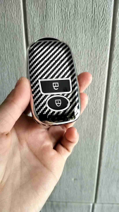 SARUNG CASING KUNCI REMOTE TOYOTA AVANZA VELOZ RAIZE 2022 AGYA 2023 CARBON CHROME LIMITED EDITION