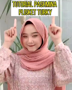 Hijab Pashmina Plisket Ceruty Babydoll Premium