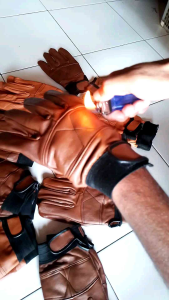 SARUNG TANGAN MOTOR PRIA KULIT DOMBA FULL UP ANTI API ANTI AIR NEW ELEGANT