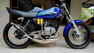 Knalpot RX King YKJ Kolong PDK SERPICO Stainless Silencer Doft Choating Super Garing Istimewa Atas Bawah Bertenaga Original YKJ Racing