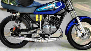 Knalpot RX KING Kolong Python Chrome Cacing Super Garing Istimewa 100% Original YKJ Racing