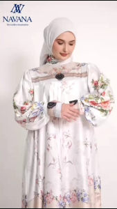 GAMIS TERBARU SYARI  SYARI TRENDI BRANDED PRODUK PREMIUM FASHION MODERN MEWAH ELEGAN BAJU DRESS ETNIK MUSLIM BATIK ETNIK SETELAN MAGNOLIA