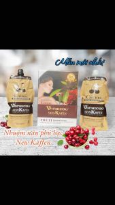 Kem nhuộm đen  nâu vichicoo New Kafen  cao cấp phủ bạc và không dính da đầu 500MLx2  [RẺ VÔ ĐỊCH]