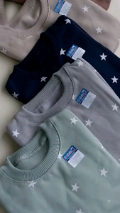 stelan flece motif BINTANG STAR