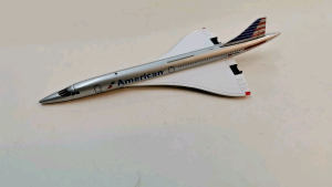 American Concorde Diecast Airplane Toys Model with Stand for Display Souvenirs 6 Inches - Classic & Novelty Toy