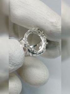 🇲🇾 E32 ★Ring Casting ★Sarung Cincin Silver 925 ★❴①13x17mm ②13x18mm❵★Bingkai cincin