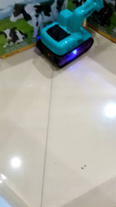 Mainan Mobil Beko keruk lampu dan musik