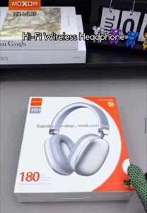 Moxom MX-WL85 Wireless Headphone 40H Playtime Hi-Fi Bluetooth 5.3 Over-Ear Stereo Bass Music Headset