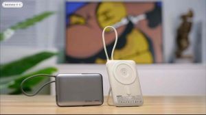 Remax MC-01 10000mAh Power Bank 22.5W PD 20W Fast Charge 15W Magnetic Wireless Charging with Cable & Foldable Stand