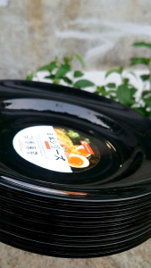 12pcs PIRING Japan/piring makan/piring/piring warna hitam/piring makan unik