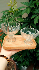 Ly kem thủy tinh pha lê dung tích 150ml và 250ml mã F166