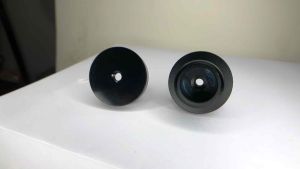 ฝาปิดท่ออะลูมิเนียม นอก 32 มม วัสดุอะลูมิเนียม เกลด 6061 ทำสีอโนไดซ์ งาน CNC