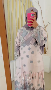 Awaly Fashion Midi Dress Aluna: Ukuran Versatile & Desain Elegan