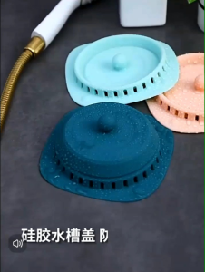 OHHDEER Silicone Drain Protector Anti Odor Shower Hair Catchers Shower Drain Cover Square Sink Strainer 防臭地漏盖