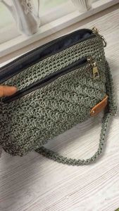 Tas Slempang Rajut Laila 3 ruang by syafa