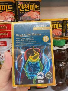 Viên Uống Thải Độc Mỡ Nội Tạng Vitatree Organ Fat Detox 60 Viên Của Úc.