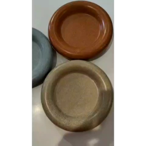 ceramic bowl (circle) 3 colour 18.5 x 18.5 x 4cm