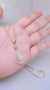 Kalung italy Cantik cocok Untuk Harian Panjang 45.cm Lapis Emas 18k
