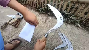 sabit rumput model jawaan bahan full baja per