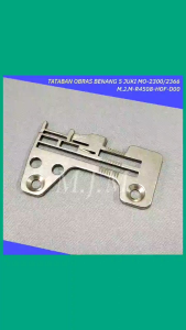 Piringan mesin jahit Obras Juki Benang 5 / Needle Plate / tataban Plat Jarum R4508-HOF-D00