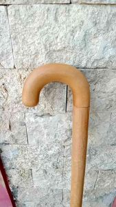 Tongkat jalan kayu Cendana wangi model payung premium A112