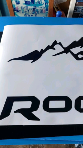 เท่ห์อย่างลงตัว sticker Toyota Rocco ลายแต่งรถกระบะ สติกเกอร์ลายสาดโคลน Rocco