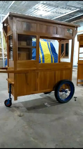 gerobak mie ayam kayu jati roda tiga