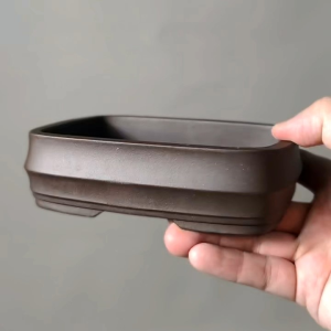 Ceramic Bonsai Pot - Rectangular (S Size)