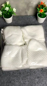 Peci Rajut Nanas Nilon Putih Polos 1 Kodi atau Isi 20 Pcs