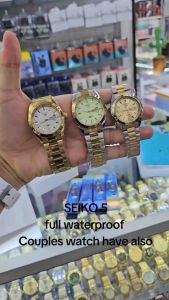 ⌚ Jam SEIKO5 Couple Set - Hadiah Istimewa untuk Hari Special Warranty 5 Tahun! 🎁