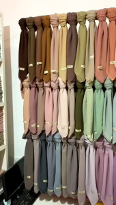 Hijab Paris premium segi empat terbaru