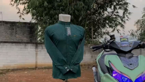 kurta pria muslim kemko sultan warna hijau 2024 termurah kemeja koko sultan embos size xxl