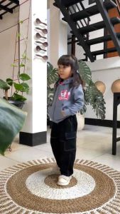 Jaket Anak Perempuan Laki-Laki Model Zipper LOTSO Usia 1-12 Tahun