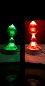 Đèp pha lê trái Đào