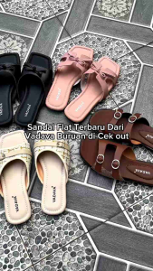 VADAVA Sandal Selop Wanita Flatform Kekinian Anti Selip Anti Licin Size 37-40 Termurah