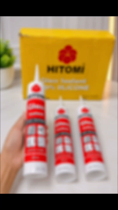 Hitomi Glass Sealant 100% Silicone Acetic Cure 300mL