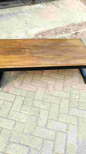 Meja Makan Lesehan Kayu 120x60cm Tinggi 35cm