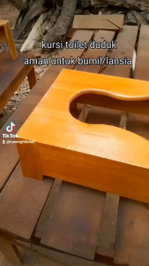 TERMURAH! Kursi kloset duduk kursi pup U wc bolong tinggi 30cm