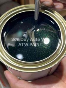 Sơn Đen pha lê lá 2K - Sơn ô tô xe máy lon 1kg