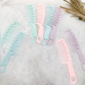 SISIR RENGGANG WARNA GLOW SOFT / SISIR ANTI KUSUT / SISIR KOKOH TIDAK GAMPANG PATAH / SISIR CANTIK / SISIR GAGANG / SS7510