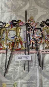 Paket 6 Wayang Kertas Duplek tebal dobel Ukuran Standart pentas