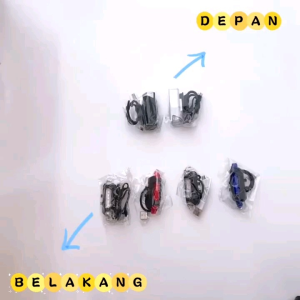 Lampu Belakang Sepeda USB Charger Kedip Warna Warni