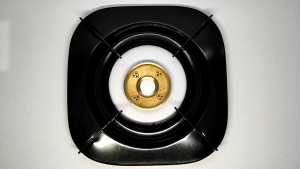 1 SET TATAKAN TUNGKU KOMPOR RINNAI KAKI 4 + 1 BURNER KUNINGAN KECIL 7CM TIPE C E