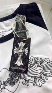 พร้อมส่ง Chrome Hearts Vine Logo Cropped Babyshirt Tee