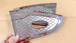 Aksesoris Mobil Nissan: Side Lamp Evalia Air Flow Samping Cover Chrome