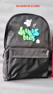 Dinai.Bags Tas Ransel distro pria wanita-Tas Backpack sekolah motif Hanos Pack