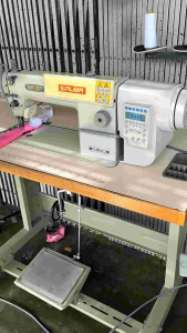 Used Siruba Taiwan L818F Auto Trimmer sewing machine direct drive